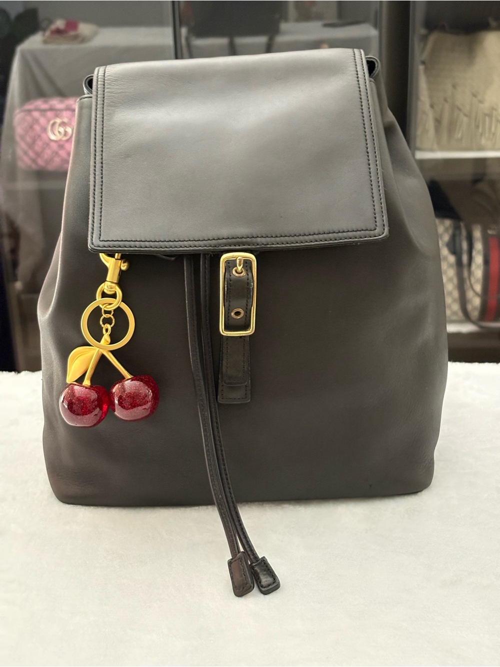 COACH VINTAGE 9827 LEGACY WEST HAMPTON BACKPACK BLACK GLOVE TANNED LEATHER.